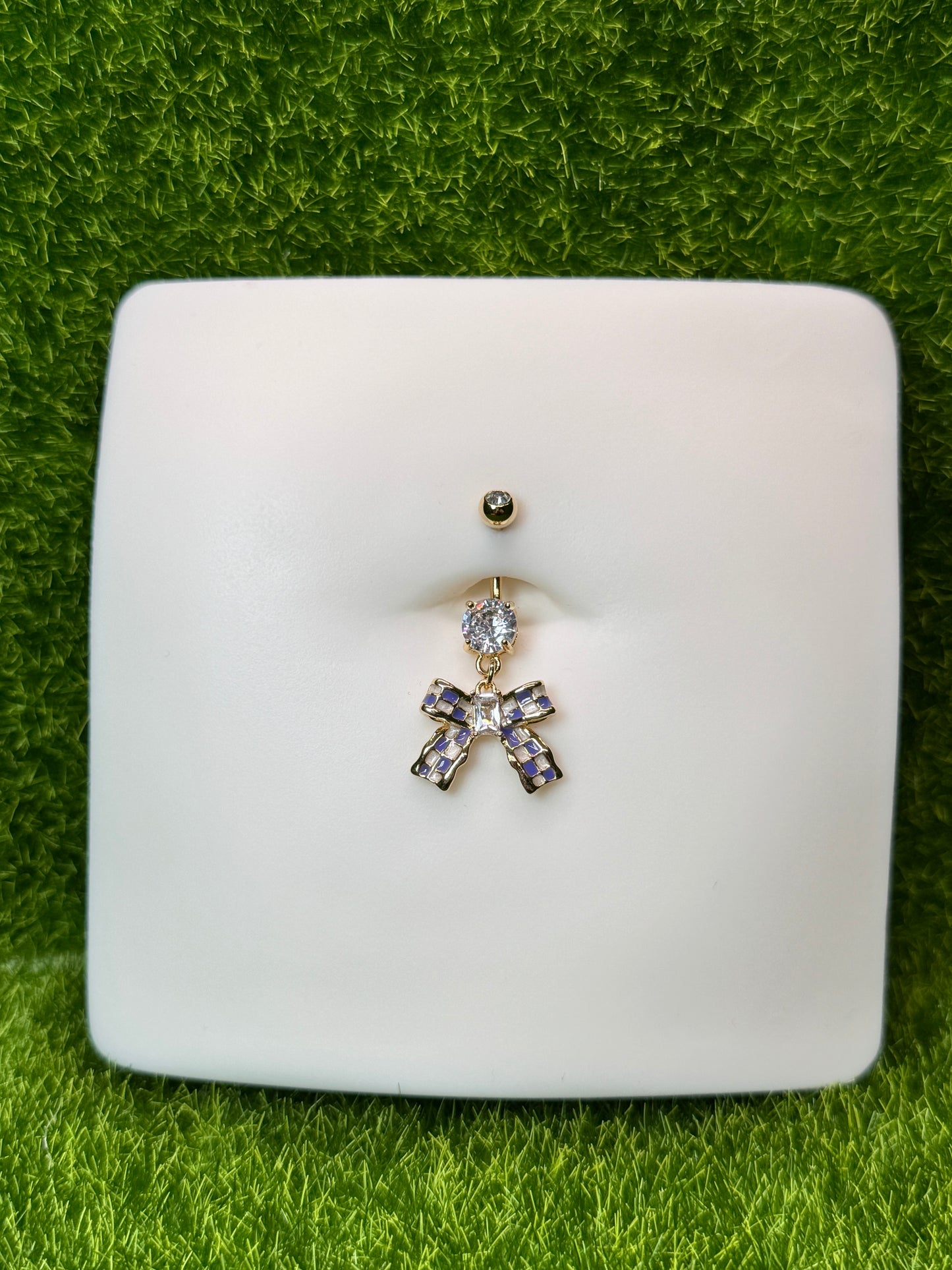 Golden Bow Belly Ring