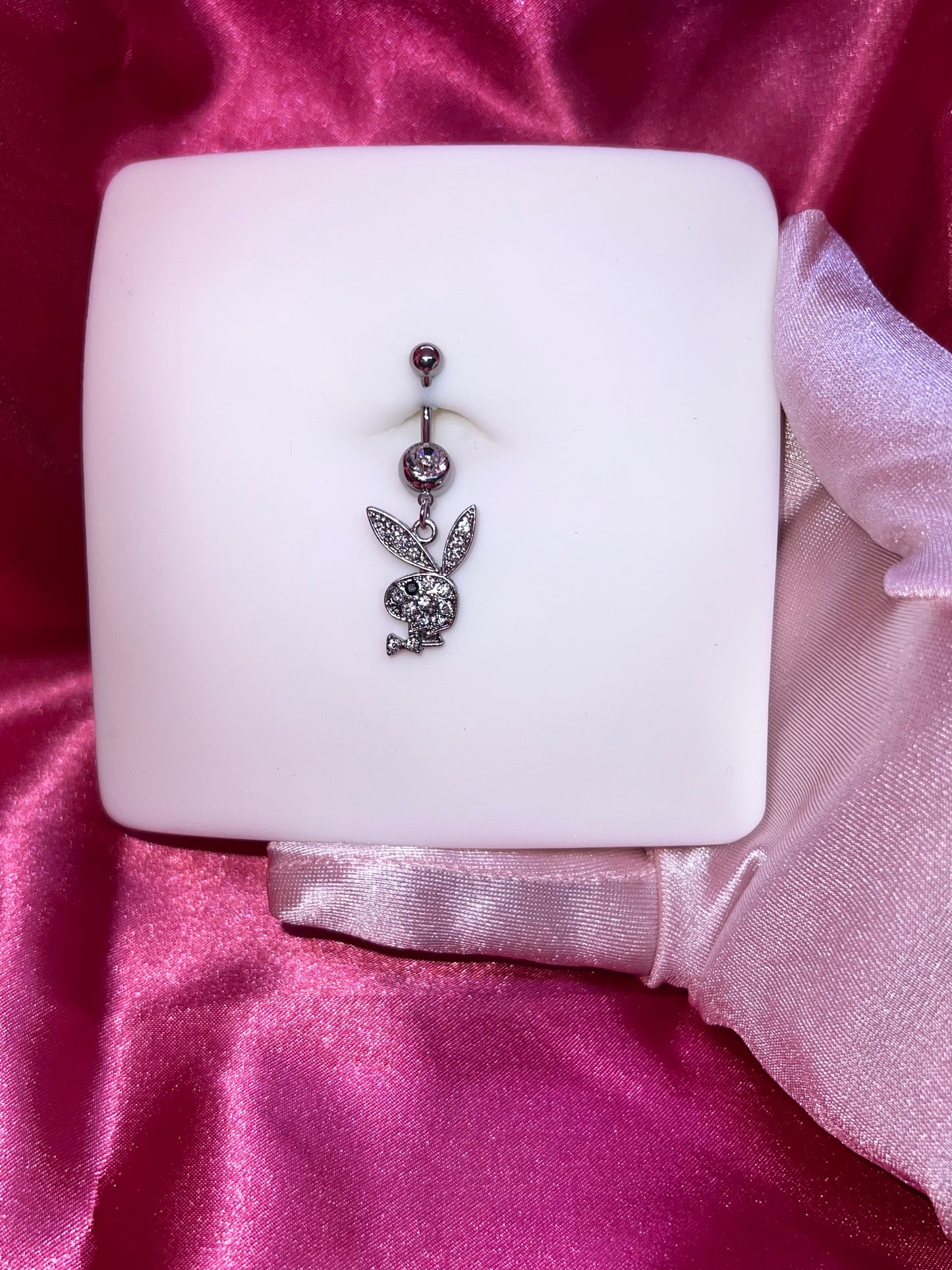 Bunny Titanium Internally Threaded Belly Ring