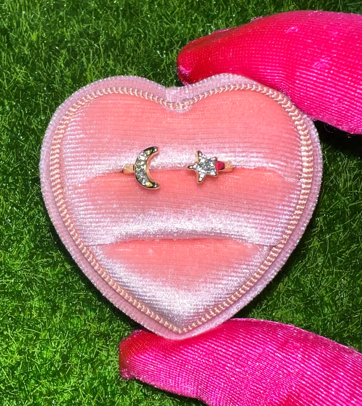 Star and Moon Adjustable Ring βοΈπ