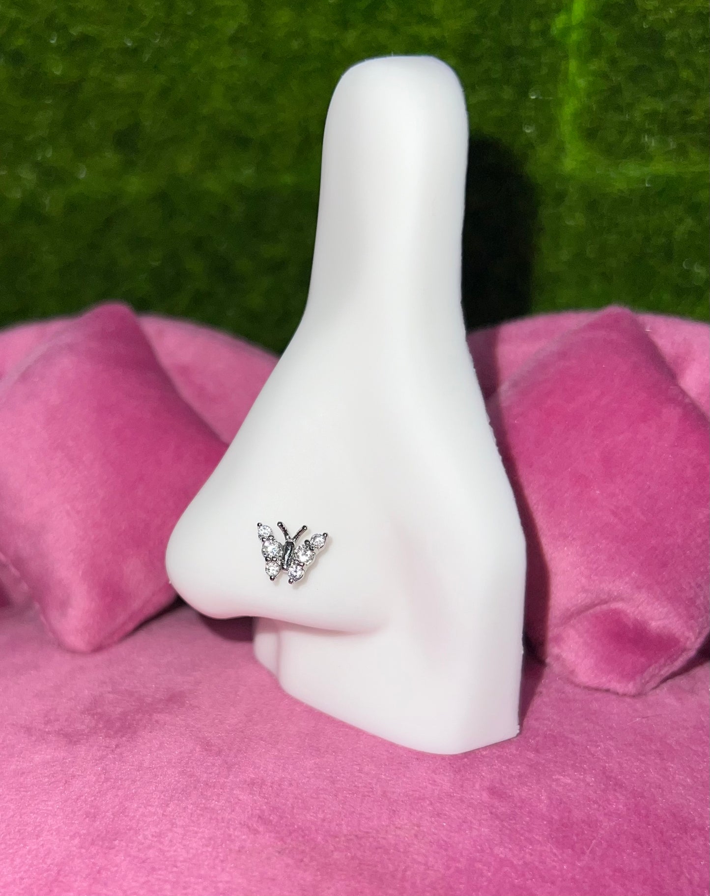 Icy Butterfly Nose Ring π¦