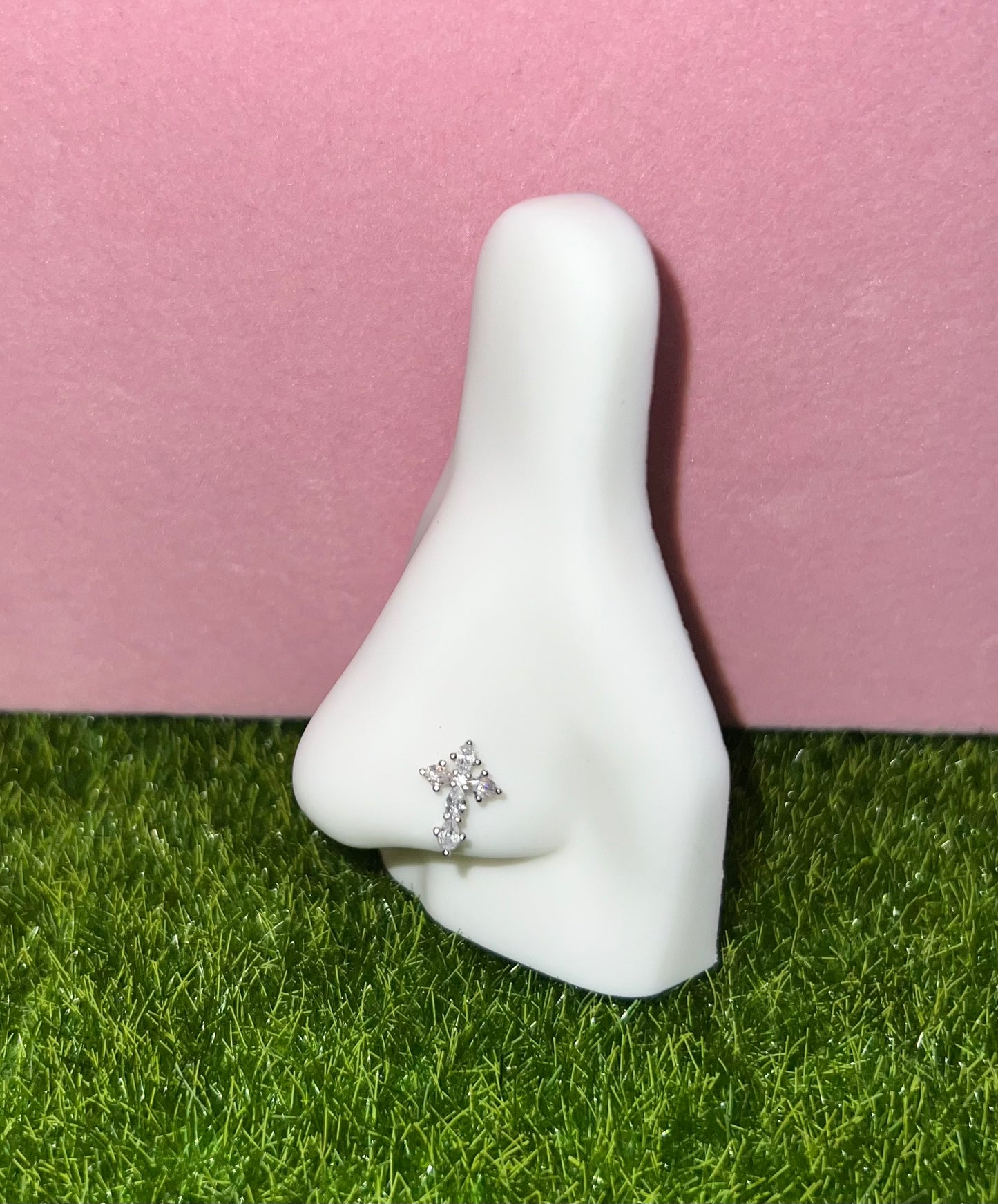 Cross Nose Ring