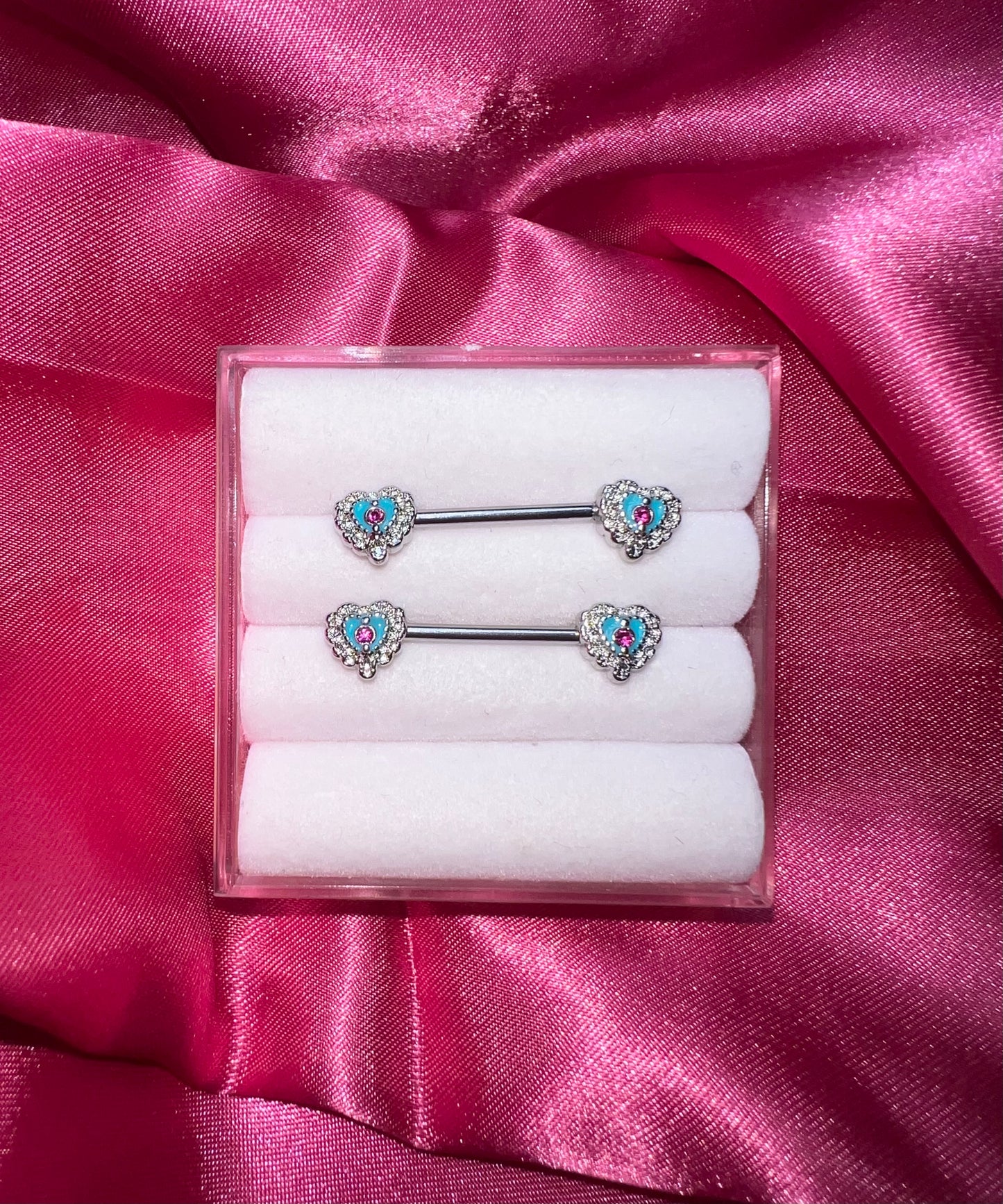 Heart Nipple Rings