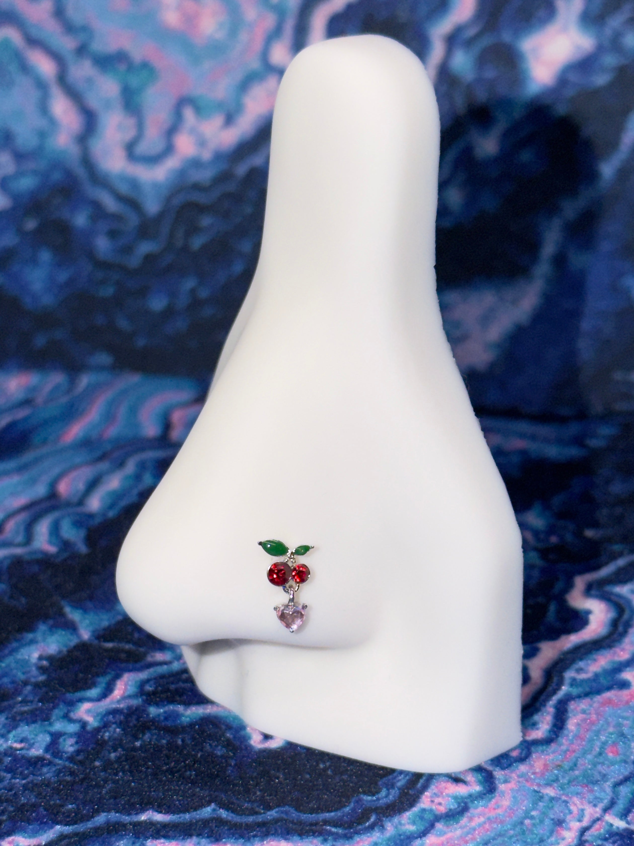 Cherry Blossom Dangle Nose Ring