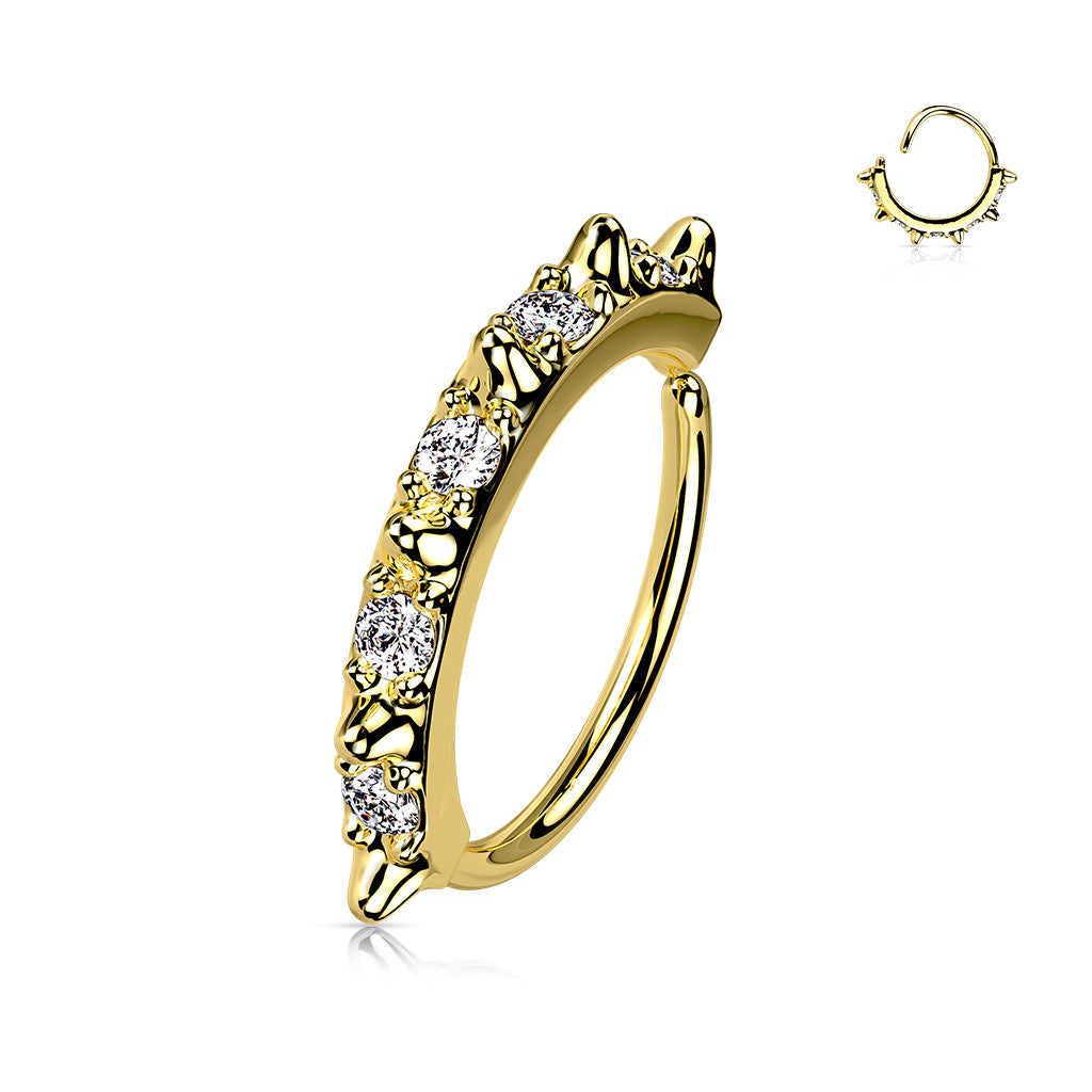 Spike Hoop Nose Ring