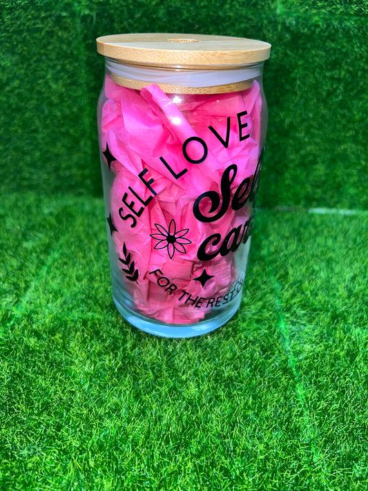 Self Love Glass Cup