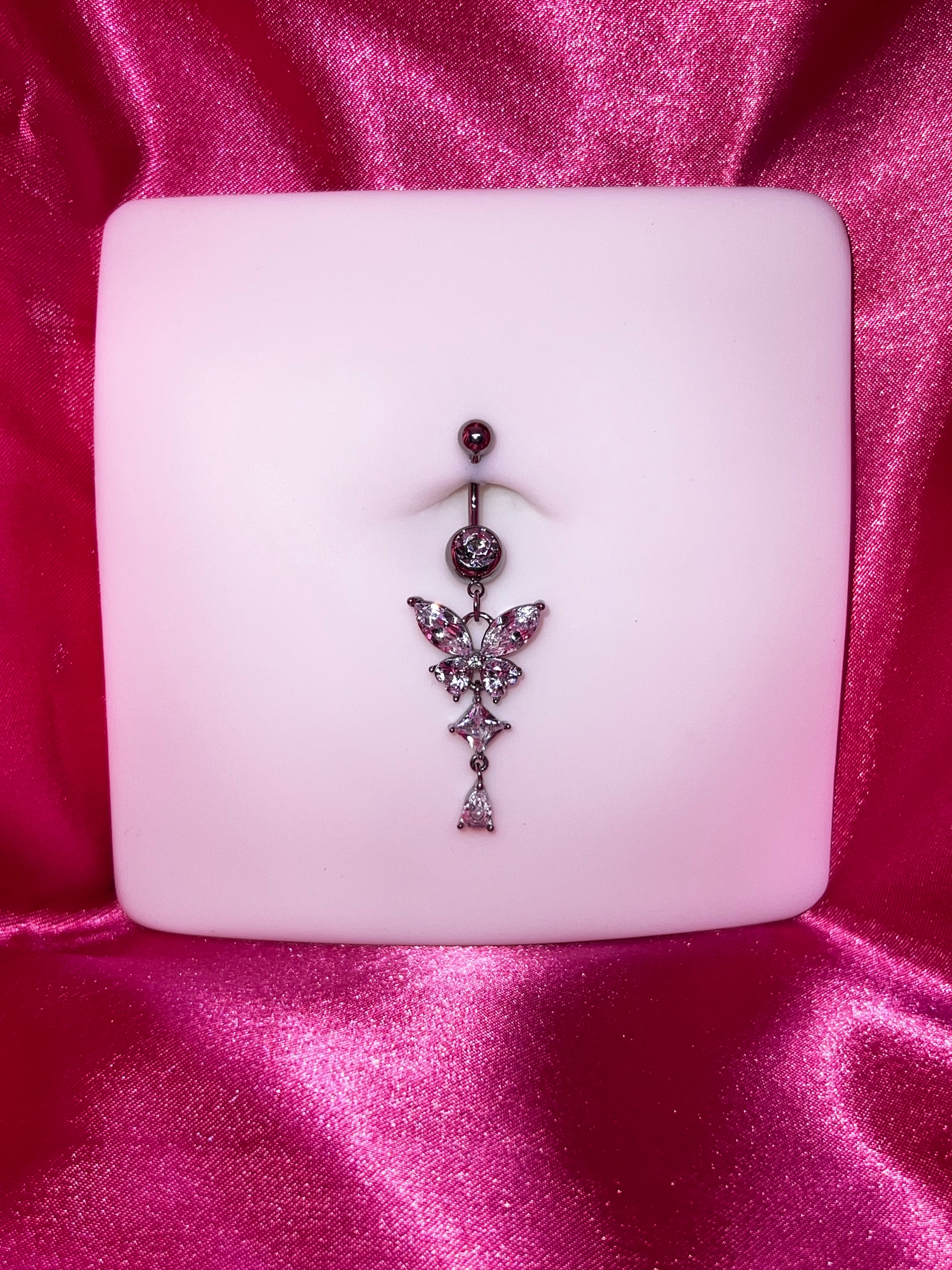 Chyna Titanium Internally Threaded Belly Ring