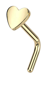 Heart Titanium Nose Ring