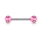 Heart Tongue Ring