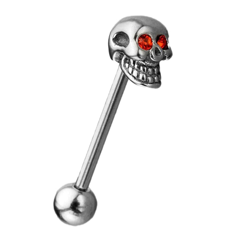 Skull Tongue Ring