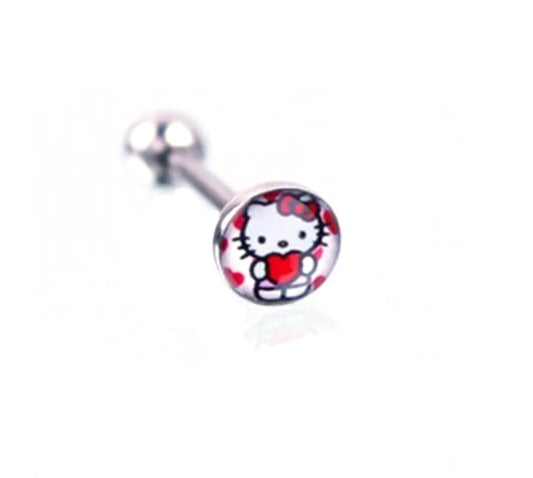 Kitty Tongue Ring