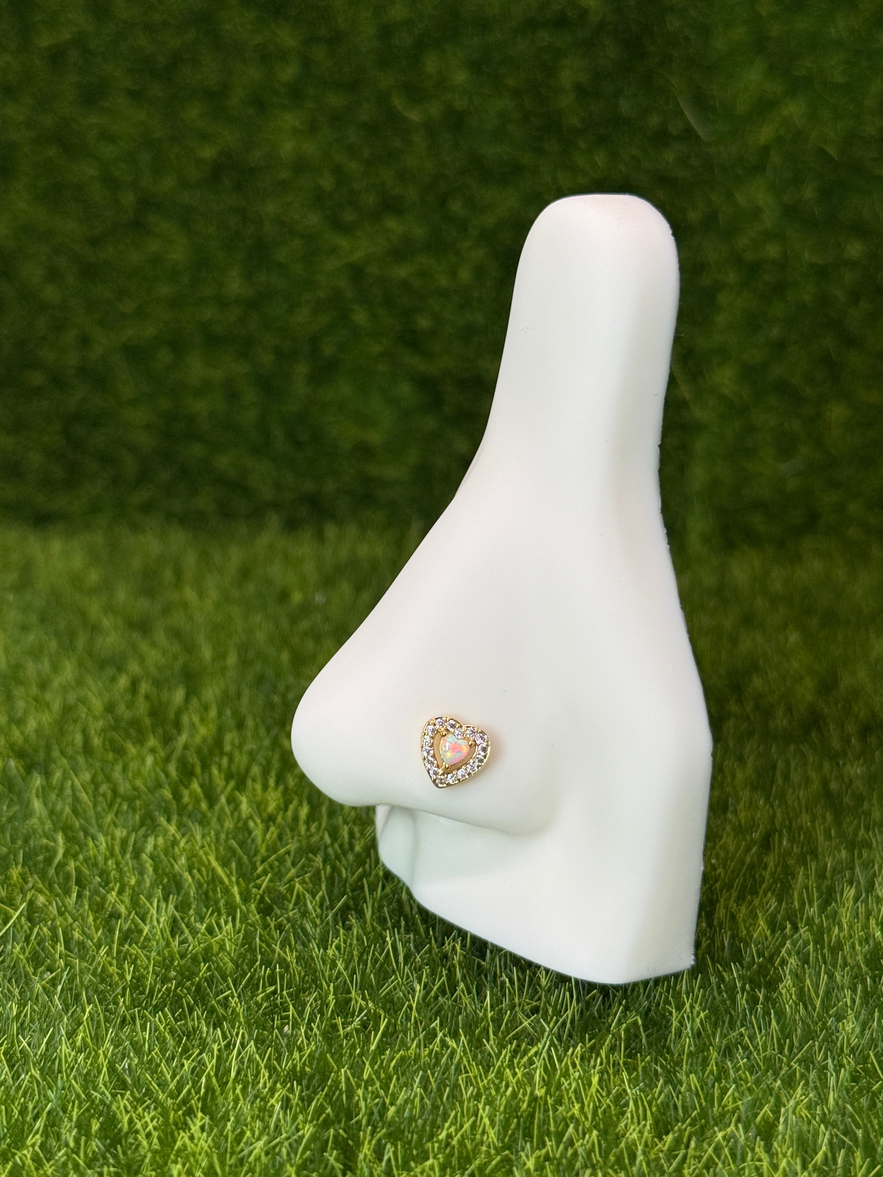 Gabrielle Heart Nose Ring