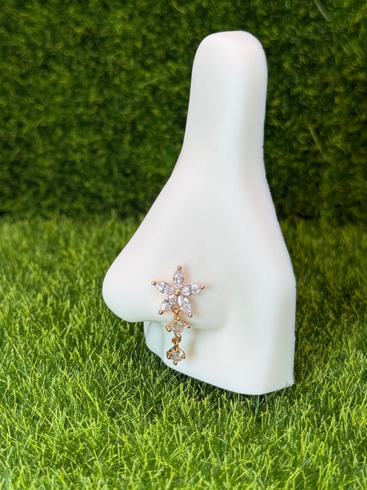 Jordyn Flower Dangle Nose Ring