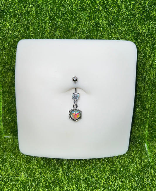 Cube Belly Ring