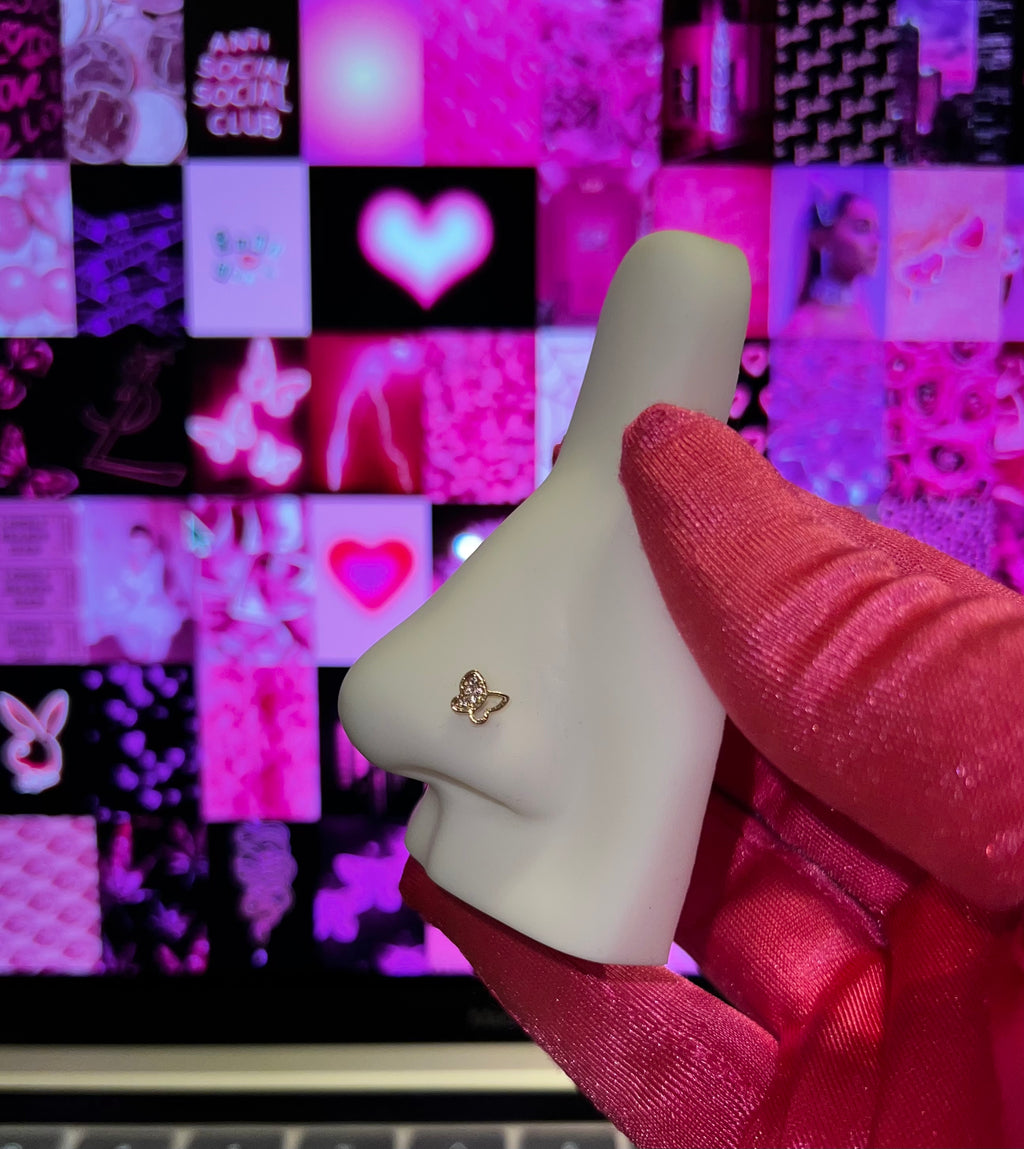 Dess Butterfly Nose Ring