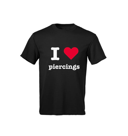 I ❤️ PIERCINGS SHIRT