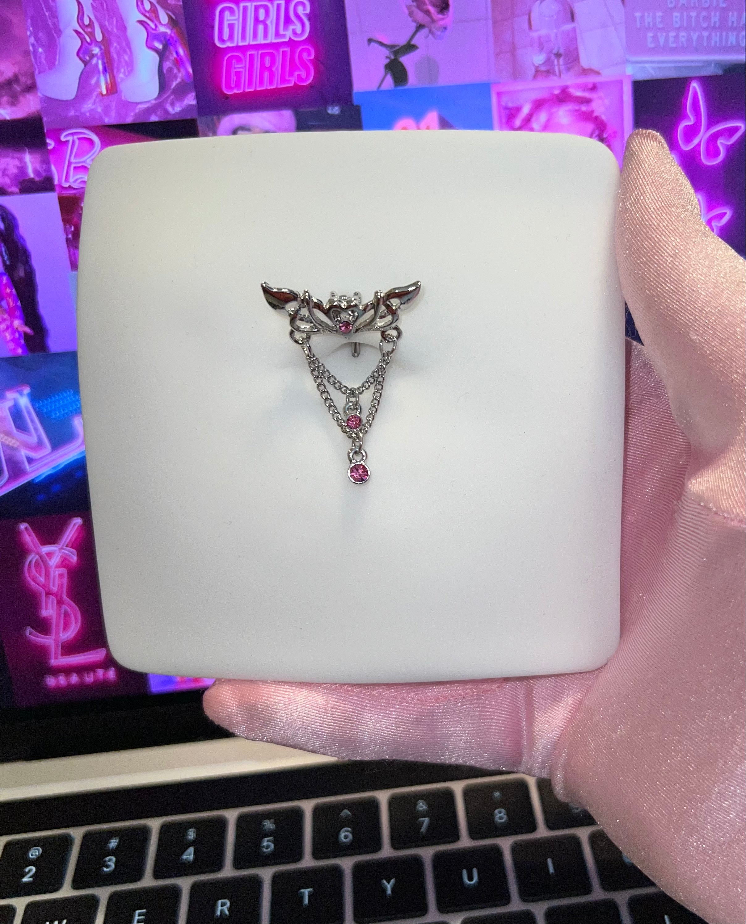 Jennifer Drop Down Belly Ring