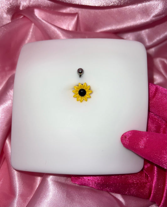 Sunflower Navel Ring