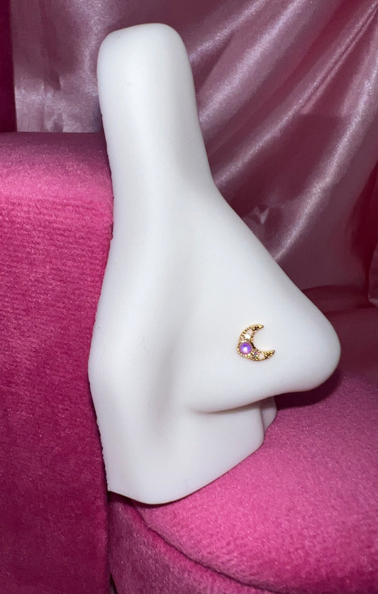 Crescent Moon Nose Ring