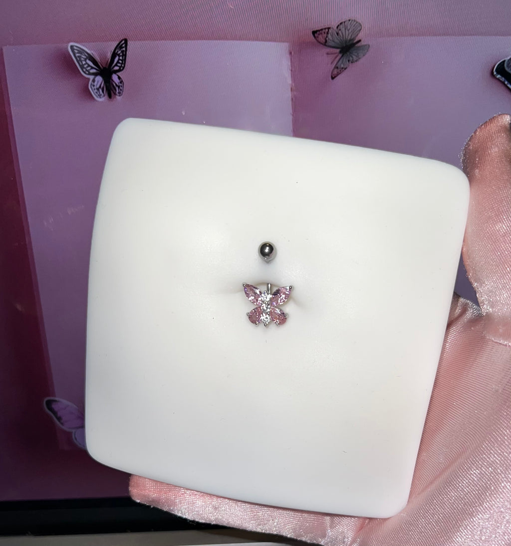 Ava Butterfly Belly Ring