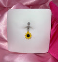 Sunflower Non Pierced Belly Ring🌻