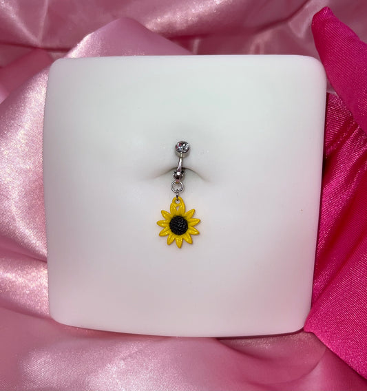Sunflower Non Pierced Belly Ring🌻