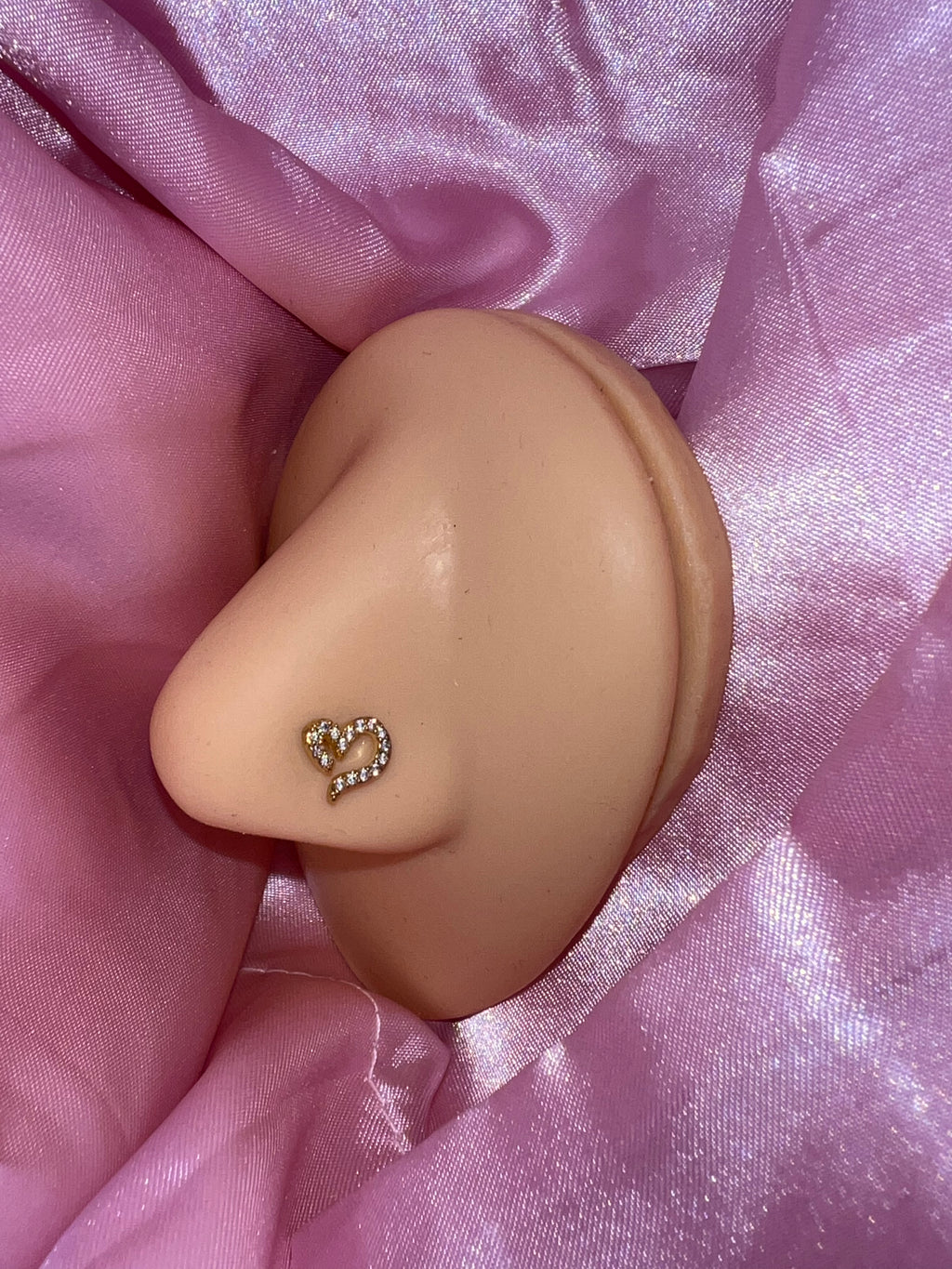 Khloe Half Heart Nose Ring