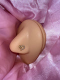 Khloe Half Heart Nose Ring