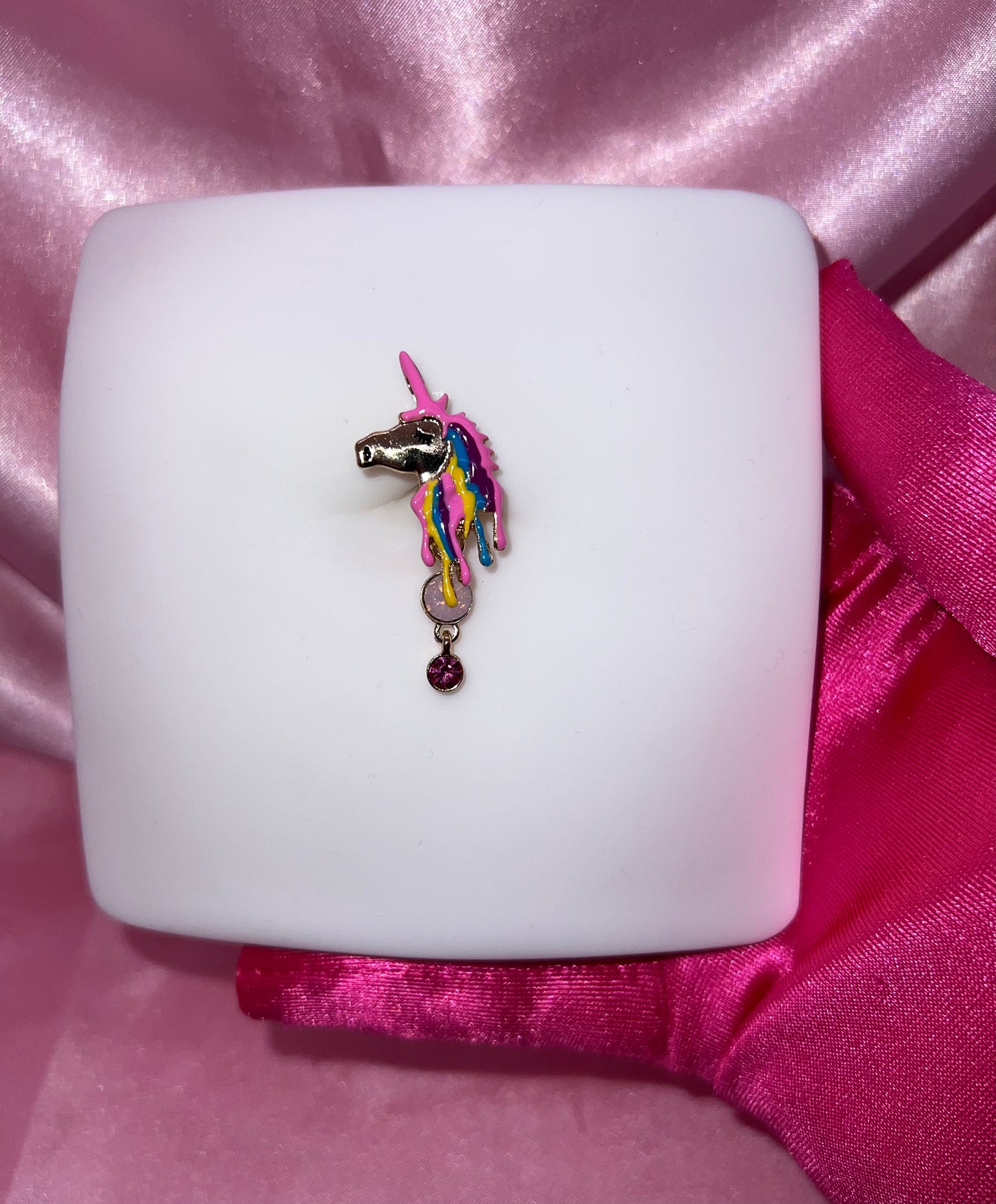Magical Unicorn Top Down Belly Ring 🦄