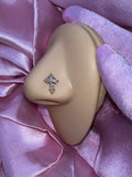 Cross Nose Ring