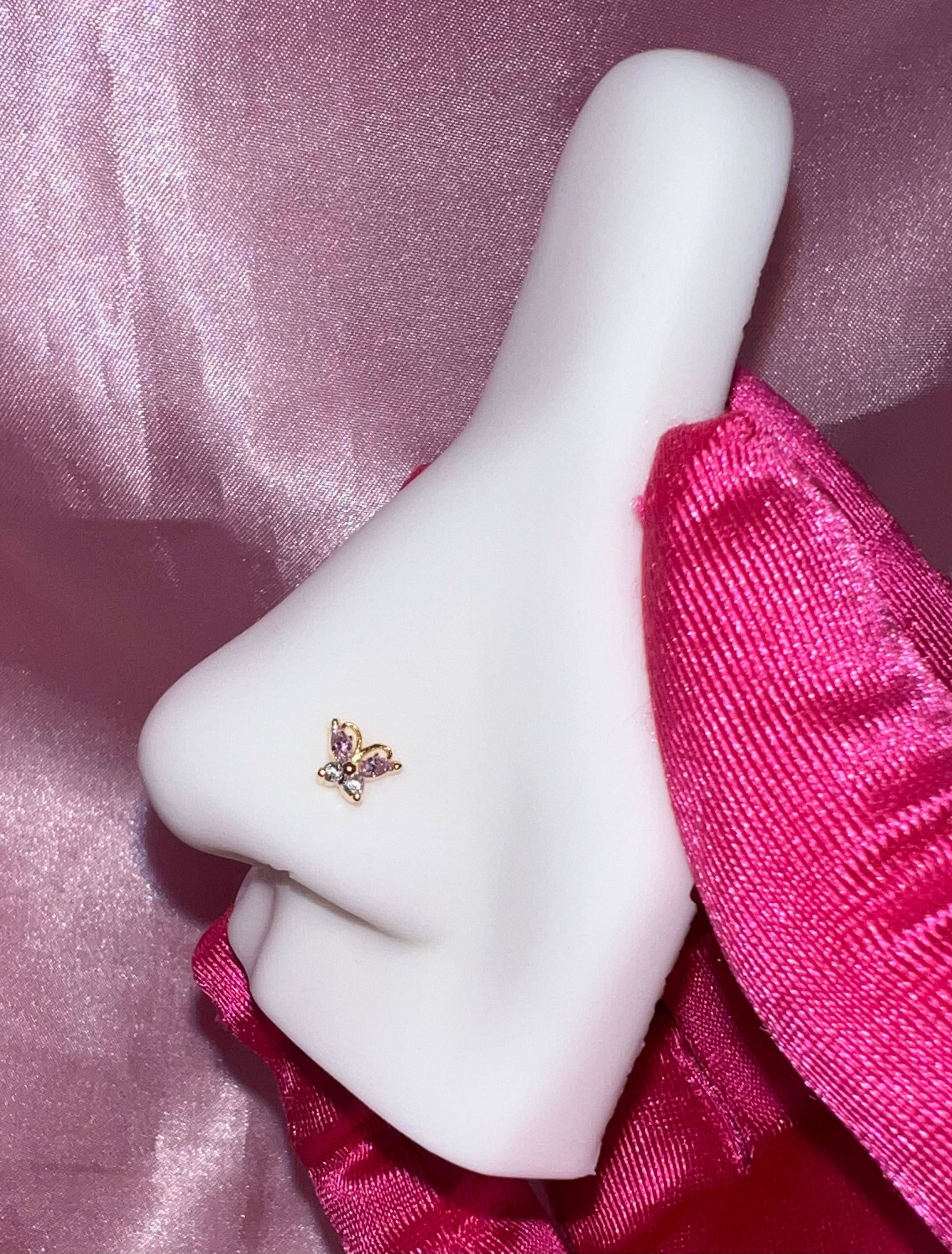 Angelina Butterfly Nose Ring