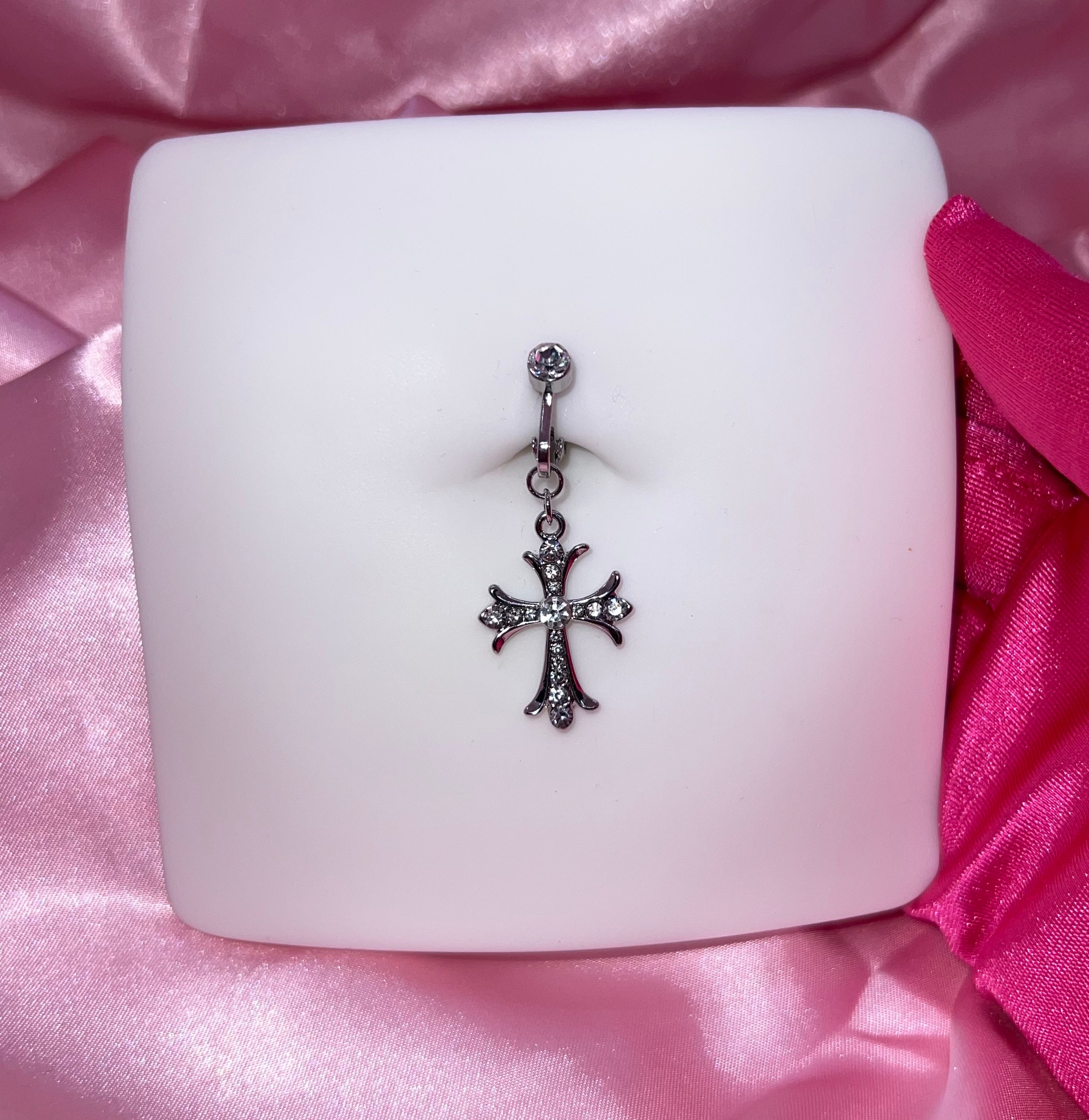 Brooklyn Cross Non Pierced Belly Ring