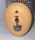 Icy Kitty Belly Ring