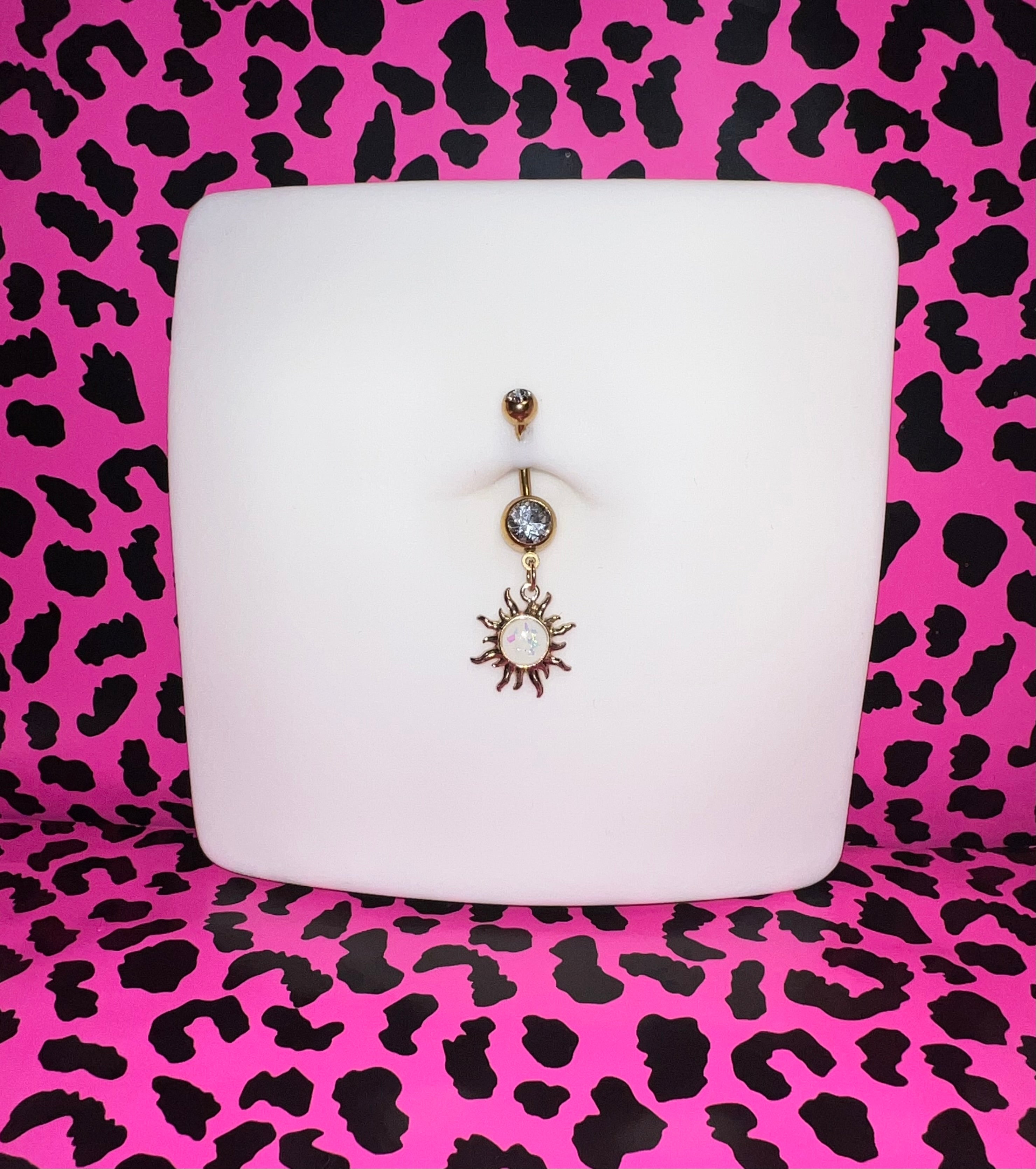 Valencia Opal Sun Belly Ring