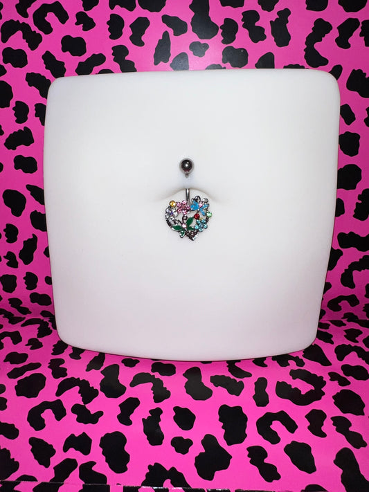 Cora Heart Belly Ring