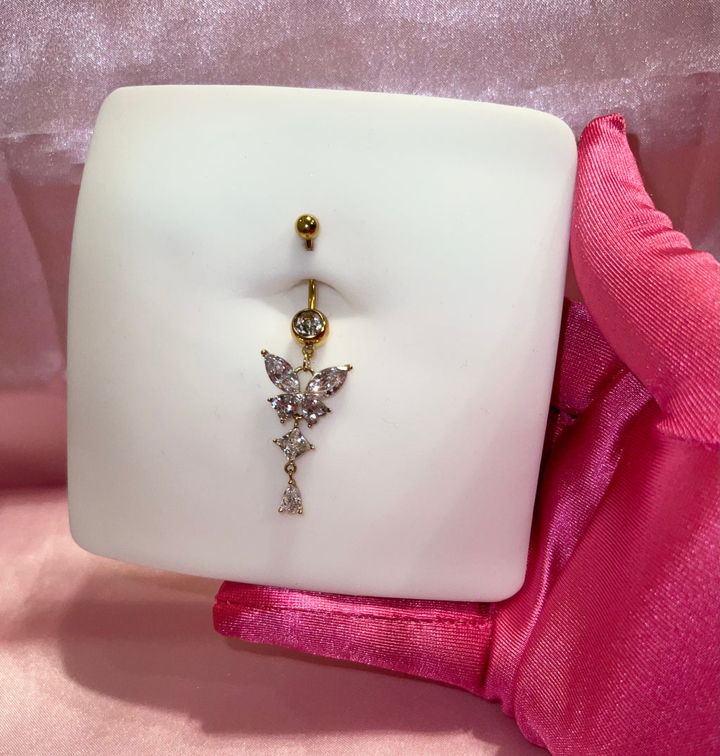 Chyna Longer Bar Belly Ring