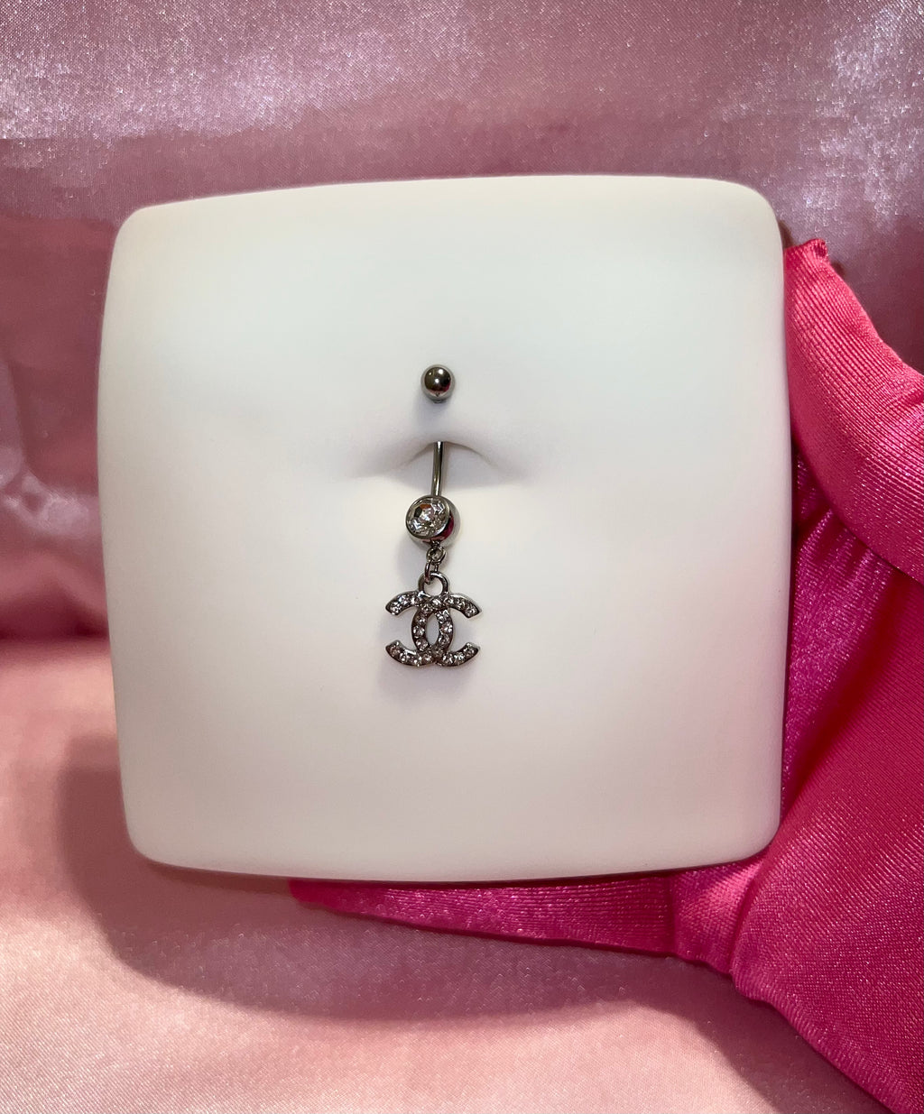 Material Girl Longer Bar Belly Ring