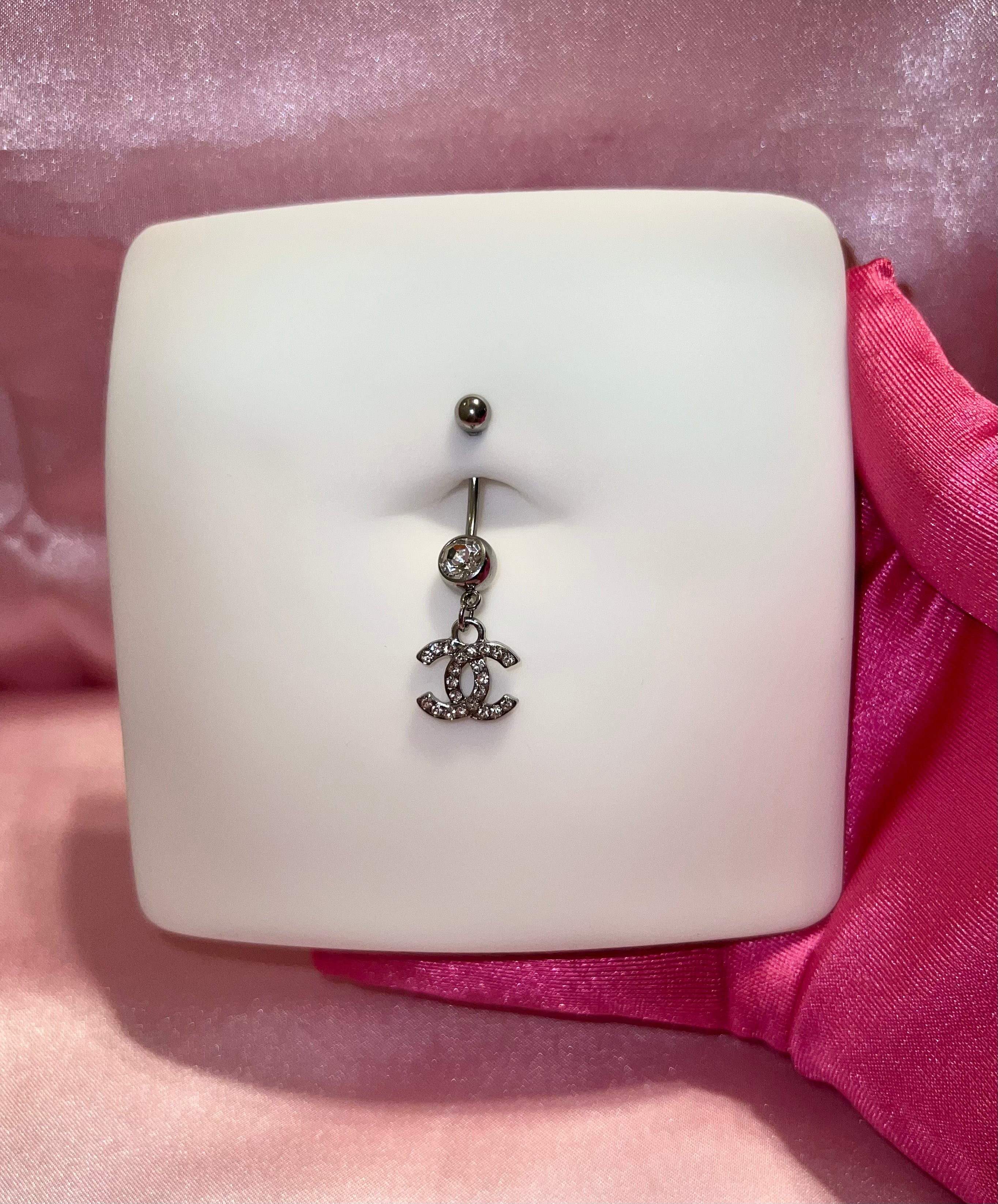 Material Girl Longer Bar Belly Ring