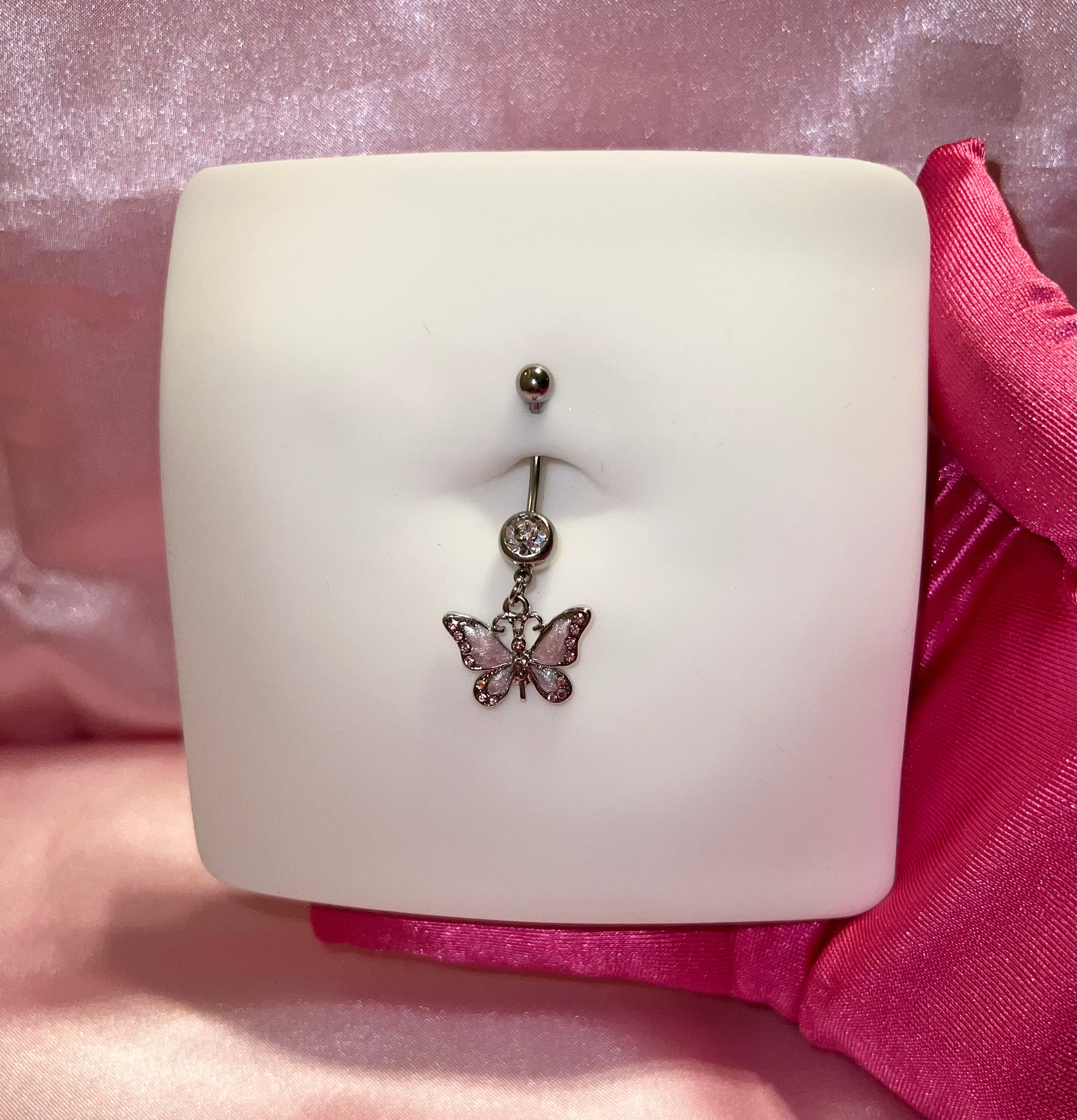 Simone Longer Bar Belly Ring