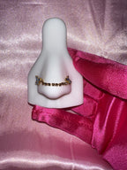 Crystal Blue Butterfly Chain Nose Ring 🦋