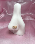 3 Heart Nose Ring